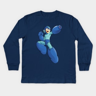 Mega Man Kids Long Sleeve T-Shirt